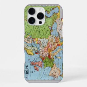 Vintage-Europa 20. Jahrhundert allgemeine Karte iPhone 16 Pro Max Hülle