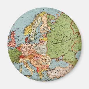 Vintage Europa 20. Jahrhundert Bacons Standardkart Magnet