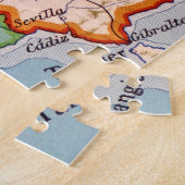 Vintage europäische Karte Puzzle (Seite)