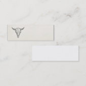 Vintage europäische mini visitenkarte (Vorne/Hinten)