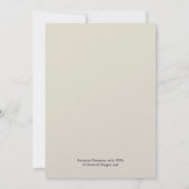 Vintage Europäische Weihnachtskarte Pearimmer (Rückseite)