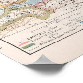 Vintage Europe Map Poster (Ecke)