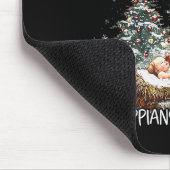 Vintage Every Knee Shall Bow Weihnachtsmann religi Mousepad (Ecke)