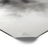 Vintage Evil Clown in Top Hat Poster (Ecke)