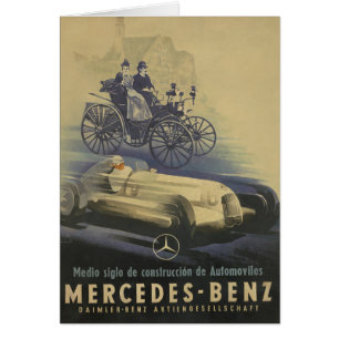 Vintage Evolution des klassischen Autos