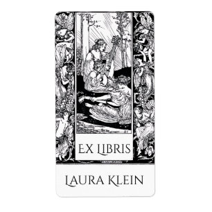 Vintage Ex Libris Buchschild 