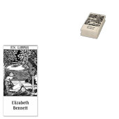 Vintage Ex Libris Buchschild Gummistempel (Stempel)
