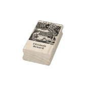 Vintage Ex Libris Buchschild Gummistempel (Stempel)