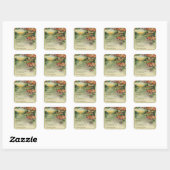 Vintage Ex Libris Buchzeichen Stickers (Blatt)