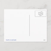 Vintage exotische Vogelmalerei Feiertagspostkarte (Rückseite)