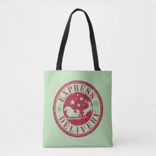 Vintage Express-Lieferung vom Weihnachtsmann Tasche