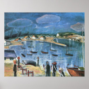 Vintage Expressionismus, Hidensee von Walter Grama Poster