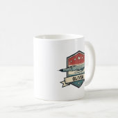 Vintage F-4 Phantom-Abzeichen Kaffeetasse (VorderseiteRechts)