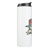 Vintage F-4 Phantom-Abzeichen Thermosbecher (Nach links gedreht)