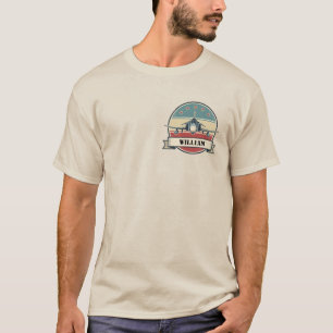 Vintage F-4 Phantom-Flugzeug Luftfahrt-Abzeichen T-Shirt