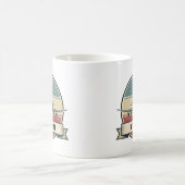 Vintage F-4 Phantom-Jagdflugzeug-Luftfahrtabzeiche Kaffeetasse (Mittel)