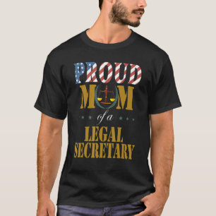 Vintage Fahne Amerikanischer Stolz Mama eines Rech T-Shirt