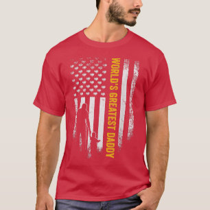 Vintage Fahne der USA - der größte Daddy Funny Fat T-Shirt