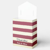 Vintage Fahne Hochzeitsfeier Geschenkschachtel (Geöffnet)