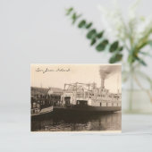 Vintage Fähren Postkarte (Stehend Vorderseite)