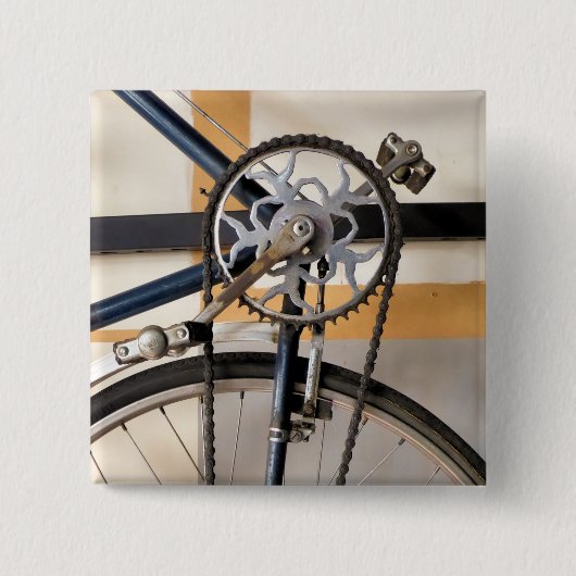 VINTAGE FAHRRAD BUTTON (Vorderseite)