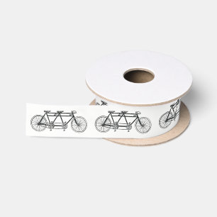 Vintage-Fahrrad für zwei / Tandem-Fahrrad Satinband