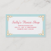 Vintage Fahrrad-Geschäfts-Karte Visitenkarte (Rückseite)