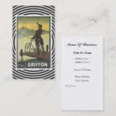 Vintage Fahrrad-Geschäfts-Karte Visitenkarte (Vorne/Hinten)