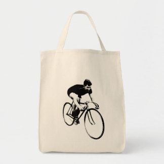 Vintage-Fahrrad-Leinen-Tasche Tragetasche