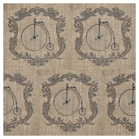 Vintage Fahrrad-Leinwand Stoff (Muster)