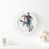 Vintage Fahrrad-Meisterschaft Große Wanduhr (Zuhause)
