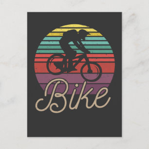 Vintage-Fahrrad Mountainbike MTB Retro-Rad Postkarte