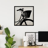 Vintage-Fahrrad Poster (Heimbüro)