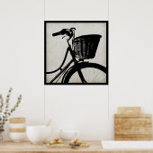 Vintage-Fahrrad Poster (Küche)