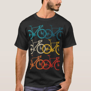 Vintage-Fahrrad Radfahren Straßenfahrrad Rennrad T-Shirt