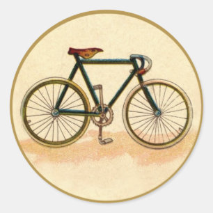 Vintage Fahrrad Runder Aufkleber