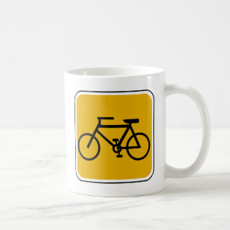 Vintage-Fahrrad-Straßenschild Kaffeetasse