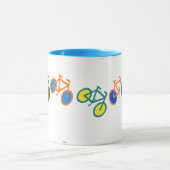 Vintage Fahrrad-Tasse Tasse (Zentrum)