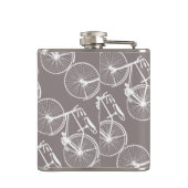 Vintage Fahrräder Flachmann (Rückseite)