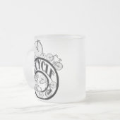 Vintage Fahrräder Gerecycelt Bekleidung und Gesche Mattglastasse (Vorderseite Links)