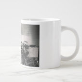 Vintage Fahrräder Jumbo-Tasse (Rechts)