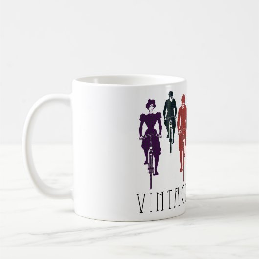 Vintage Fahrräder Kaffeetasse (Links)