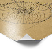 Vintage Fahrräder mit hohem Rad - Kunstdruckerei Fotodruck (Ecke)