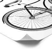 Vintage Fahrräder Poster (Ecke)