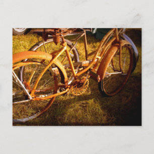 Vintage Fahrräder Postkarte