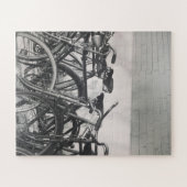 Vintage Fahrräder Puzzle (Horizontal)