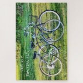 Vintage Fahrräder Sommertransport Lebenslauf Puzzle (Vertikal)