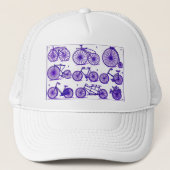 Vintage Fahrräder Truckerkappe (Vorderseite)