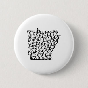 Vintage-Fahrradfahren Arkansas Radfahren Mountainb Button