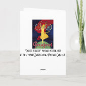 Vintage Fahrradgeschenke - Fahrradschuh Karte (Rückseite)